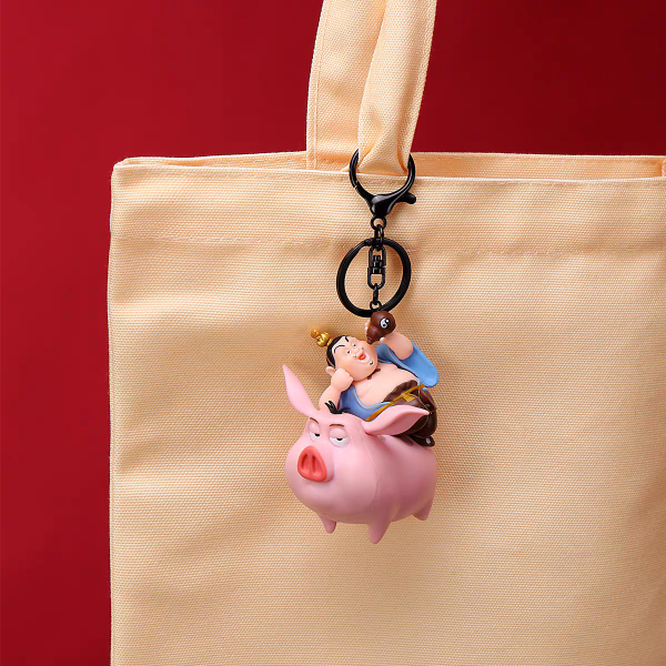 Cinema genuine Nezha Demon Boy Havoc Sea series dolls, straw cups, popcorn buckets, keychains, Ao Bing pendant ornaments - Image 5